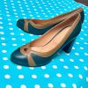 Online La Gatta Con Gli Stivali Carlotta Size Decollete Heel 7 Cm Green And Mustard Nappa Vintage Style